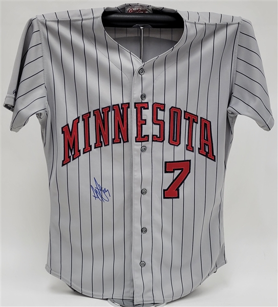 Greg Gagne 1990 Minnesota Twins Game Used & Autographed Jersey w/ Twins LOA