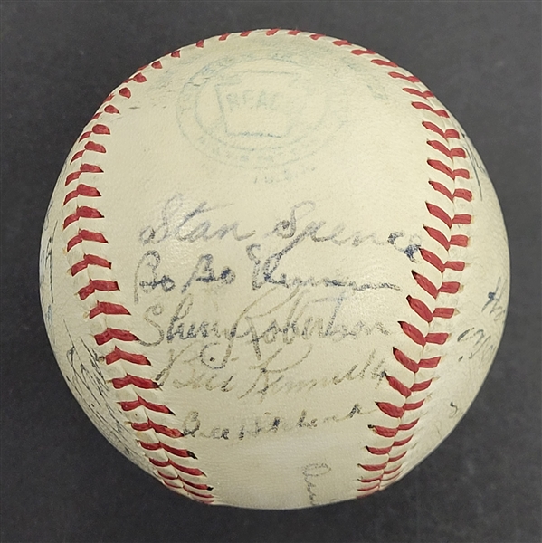 1946 Washington Senators Team Signed OAL Baseball