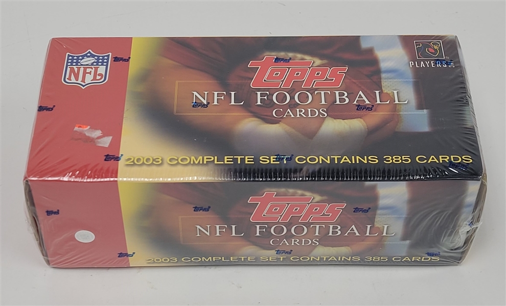 Factory Sealed 2003 Topps Football Complete Set