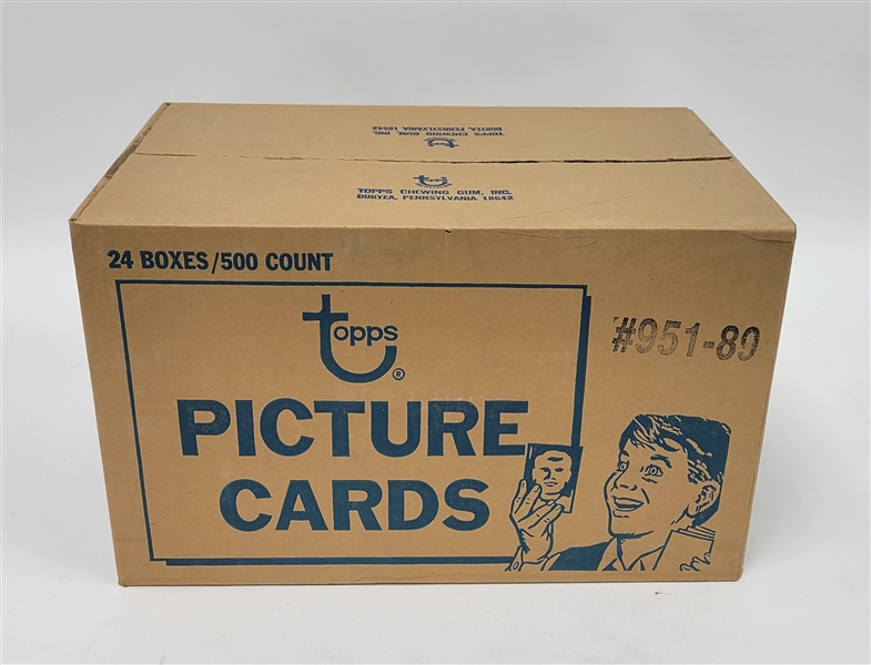Factory Sealed 1989 Topps Baseball Vending Case - 24 Boxes/500 Cards