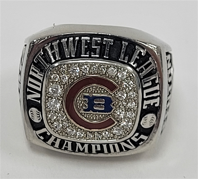 Chicago Cubs Boise Hawks 2004 Northwest League Champions Player Ring Jostens