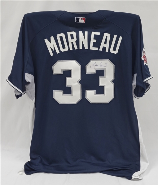 Justin Morneau 2008 All-Star Game Used & Autographed BP Jersey MLB