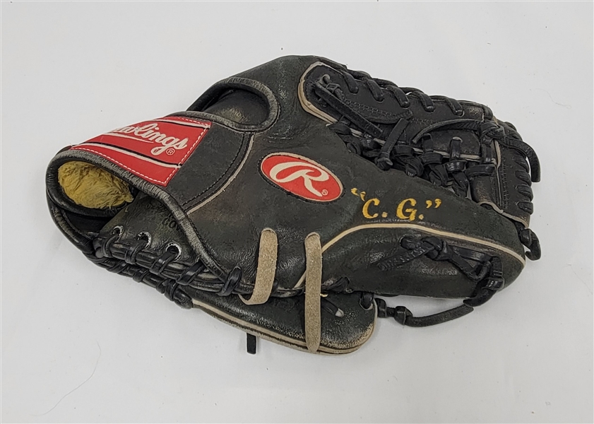 Cristian Guzman 1999 Minnesota Twins Game Used & Autographed Rookie Year Glove w/ PSA/DNA & Twins LOA