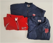 Bert Blyleven Lot of (3) Minnesota Twins Windbreaker Jackets (2) Game Dugout/Pre Game Jackets (1) Fantasy Camp Size 2XL w/Blyleven Signed Letter of Provenance