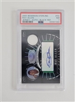 Ray Allen Autographed 2007 Bowman Sterling Jersey-Auto-Black Refractor PSA 7