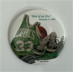 Larry Bird 1993 "End of an Era" Button Pin