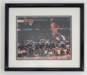 Michael Jordan Autographed & Framed 8x10 Photo UDA