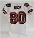 Jerry Rice 1997 San Francisco 49ers Game Used Jersey w/ Dave Miedema LOA