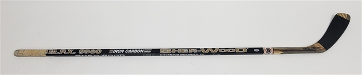 Ray Bourque Game Used & Autographed Hockey Stick PSA/DNA
