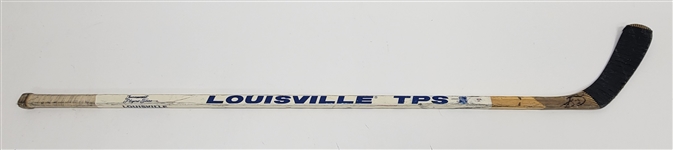 Joe Sakic Game Used & Autographed Hockey Stick PSA/DNA