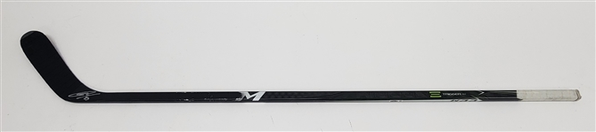 Jason Pominville Minnesota Wild Game Used & Autographed Hockey Stick w/ Wild LOA