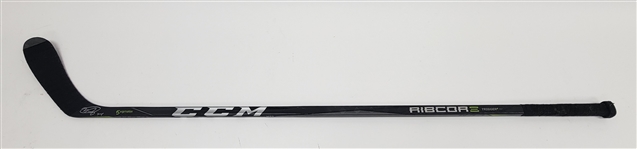 Matt Dumba Minnesota Wild Game Used & Autographed Hockey Stick w/ Wild LOA