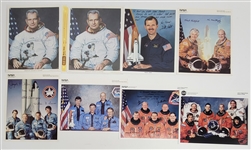 Lot of 32 Astronauts Autographed 8x10 Photos w/ Letter of Provenance