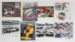 Lot of 25 Racecar Related Autographed 8x10 Photos w/ Letter of Provenance