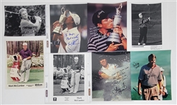 Lot of 26 Golfers Autographed 8x10 Photos w/ Letter of Provenance