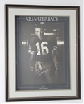 Joe Montana Autographed & Framed 16x20 Photo w/ Beckett LOA