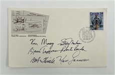 Space Shuttle Crew Autographed Envelope
