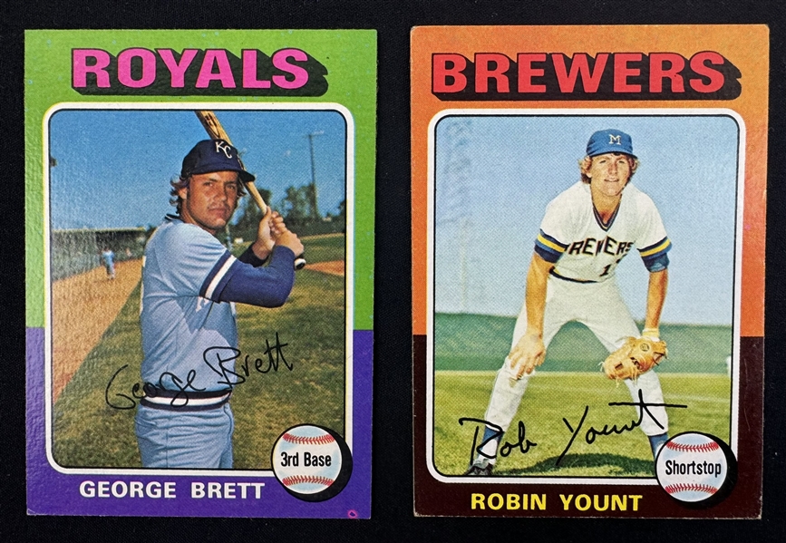 Lot Detail 1975 Topps Baseball Complete Set W Brett Yount Rookie Cards