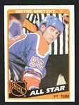 Wayne Gretzky Autographed Vintage 1983-84 Topps #154 Hockey Card Signed in Early 1980s JSA
