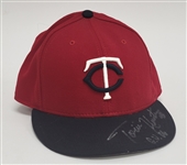 Torii Hunter 2006 Minnesota Twins Game Used & Autographed Hat