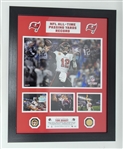 Tom Brady NFL All-Time Passing Yards Record Framed Highland Mint Coin Display LE #2/112