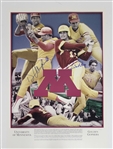 Dave Winfield & Paul Molitor Dual Signed U of M Poster LE #956/1000