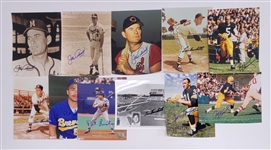 Lot of 11 Wisconsin Legends Autographed 8x10 Photos
