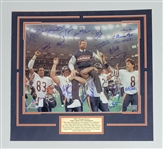 1985 Chicago Bears Super Bowl XX Champions Team Signed 16x20 Matted Photo