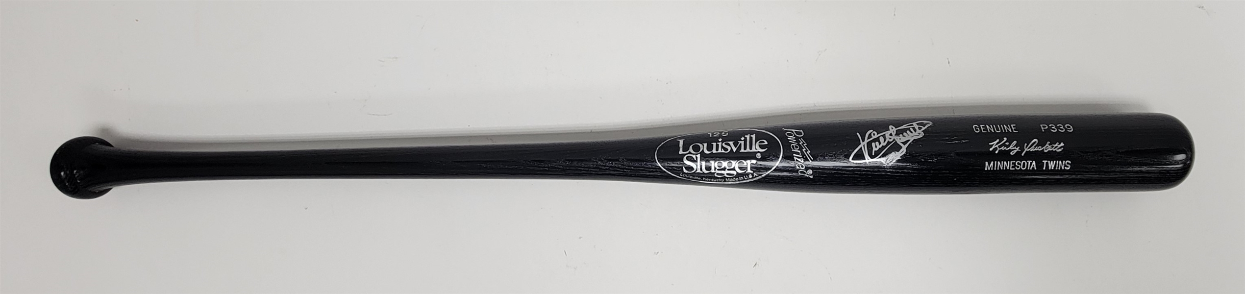 Lot Detail Kirby Puckett Autographed Louisville Slugger Bat W