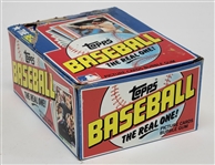1982 Topps Baseball Opened Wax Box w/ Unopened Packs