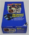 1990 NHL Pro Set Opened Wax Box w/ Unopened Packs