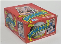 1985 Topps Baseball Opened Wax Box w/ Unopened Packs