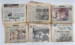 Extensive Collection of 1980s & 1990s Sports Newspapers
