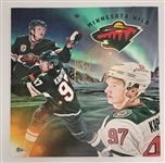 Kirill Kaprizov Autographed Minnesota Wild 20x20 Canvas Beckett