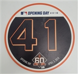 Mark Melancon 2018 San Francisco Giants Opening Day Ceremonial Name Disc MLB