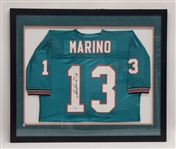 Dan Marino Autographed & Framed Custom Jersey PSA/DNA