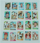 Lot of 20 Autographed 1966 Topps Baseball Cards