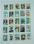 Lot of 25 Autographed 1977 Topps Baseball Cards