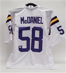 Ed McDaniel Autographed & Multi-Inscribed Custom Jersey Beckett