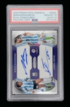 Lionel Messi/Diego Maradona 2024 Prizm Copa America Dual Signatures Card PSA 10 Auto 10