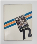 1972 Miami Dolphins Hard Cover Book