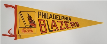 Vintage Philadelphia Blazers Pennant