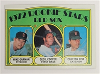 1972 Boston Red Sox Rookie Stars Carlton Fisk #79 Rookie Card