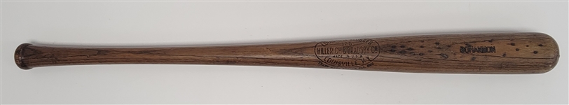 Bohannon c. 1930s Game Used Bat