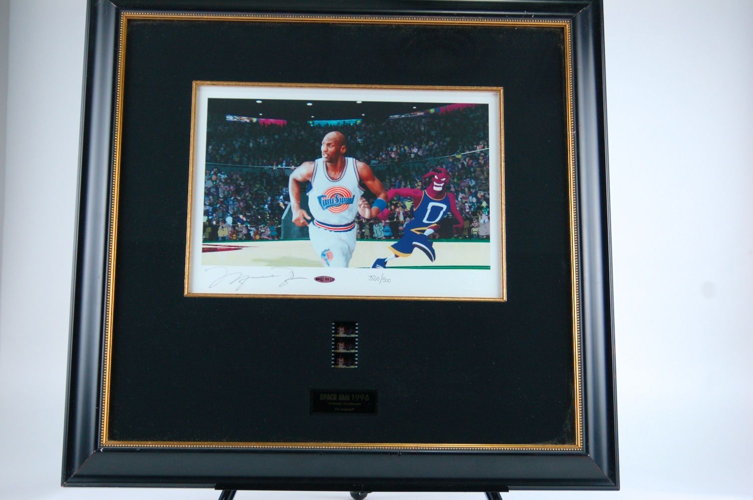 Lot Detail - Michael Jordan Autographed & Framed Space Jam Photo UDA