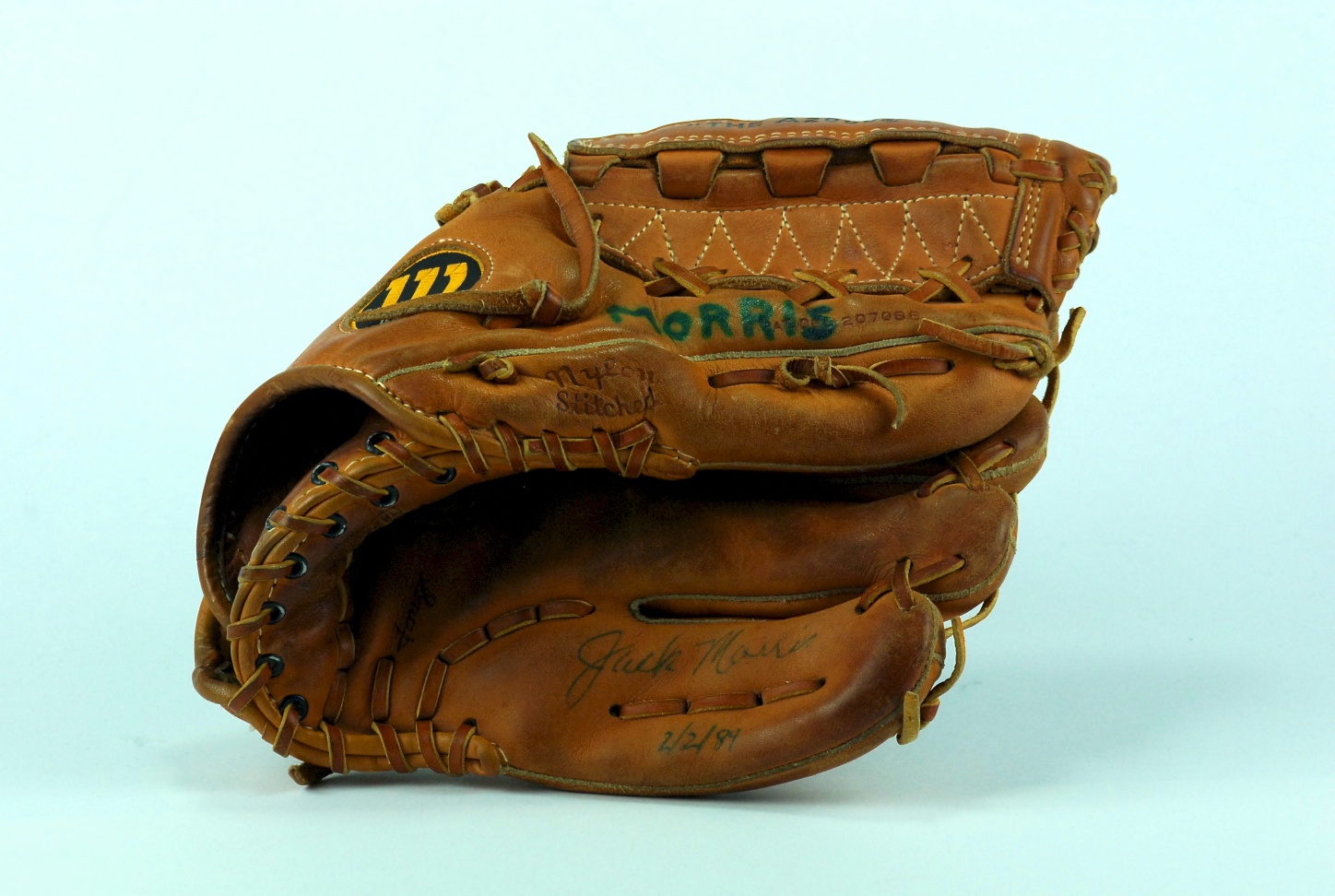 1991-92 Jack Morris Game Used & Signed Fielder's Glove.