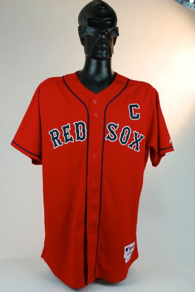 Jason Varitek 2006 Game Used Jersey GU 9.5  w/Captain C