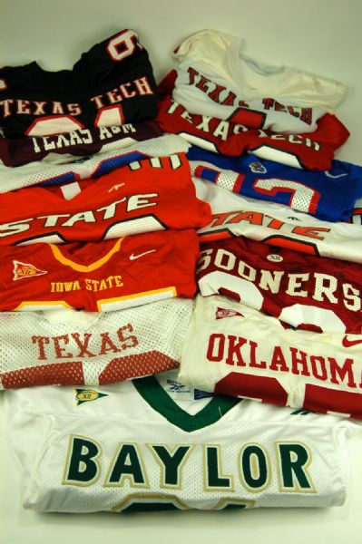 Big 12 Lot of 13 Game Used Jerseys