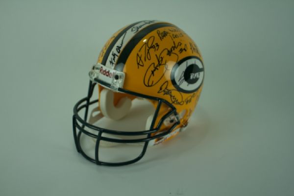 Green Bay Packers 1997 Team Signed Super Bowl XXXI Championship Helmet w/Reggie White