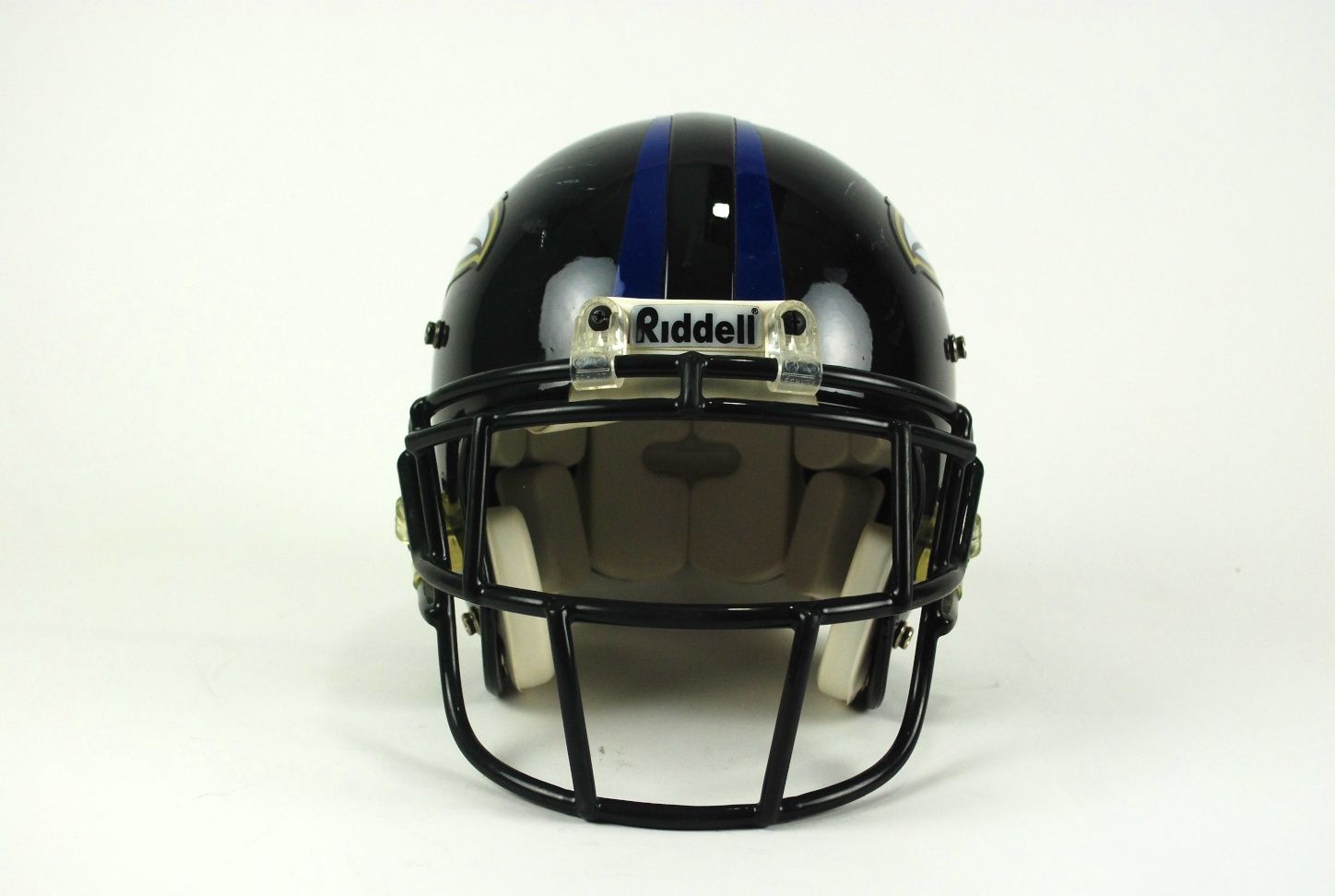 Ed Reed Baltimore Ravens Autographed Riddell VSR4 Mini Helmet